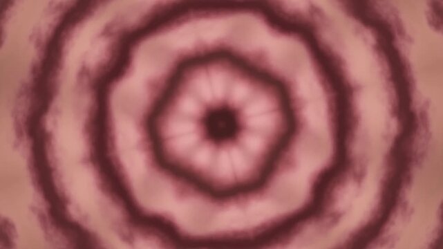 Abstract concentric rings in deep maroon and blush tones create a seamless looping spiral pattern.