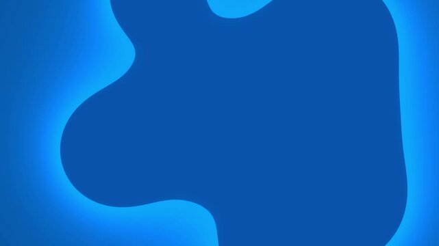 A seamless looping abstract background features deep blue shapes with soft gradients and glowing edges against a darker canvas.