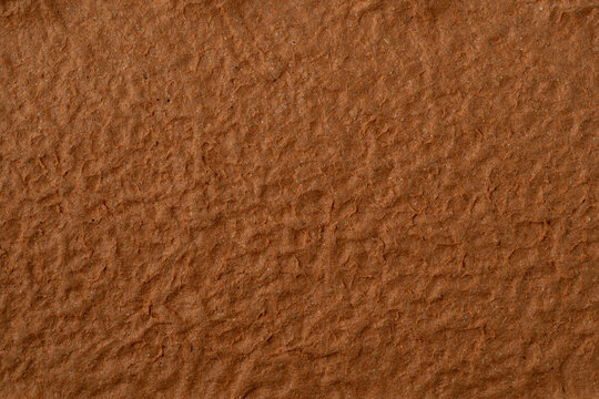 Brown kraft paper package texture background close-up