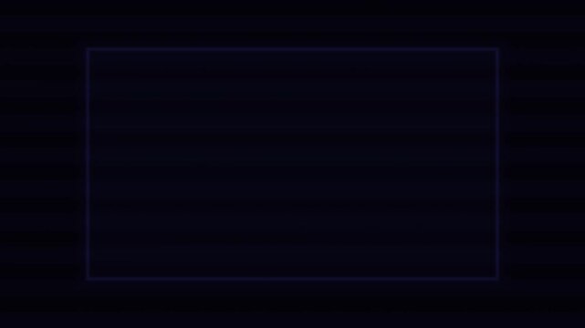 A blue outlined rectangle creates a seamless looping background pattern on dark space.