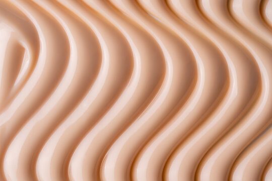 Smooth body cream texture background for cosmetic branding