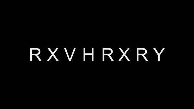 Futuristic random text animation featuring the word recovery. Ideal for technology related designs, data storage, and security concepts.