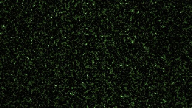 Seamless looping texture of dense green foliage in deep shadow