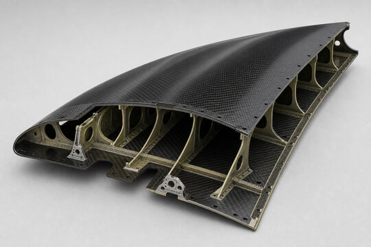 Lightweight Carbon Fiber Composite Aircraft Wing Structure