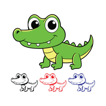 Cute Baby Crocodile