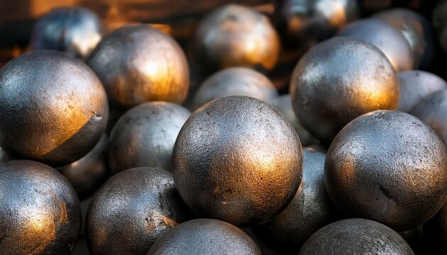 forged steel balls designed for industrial mining grinding
