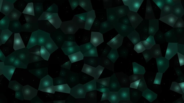 Dark teal crystals form a repeating seamless geometric pattern with glowing accents.