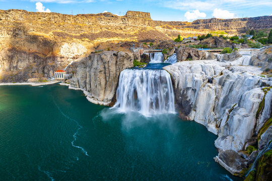 Shoshone Falls Close Up View Twin Falls Idaho