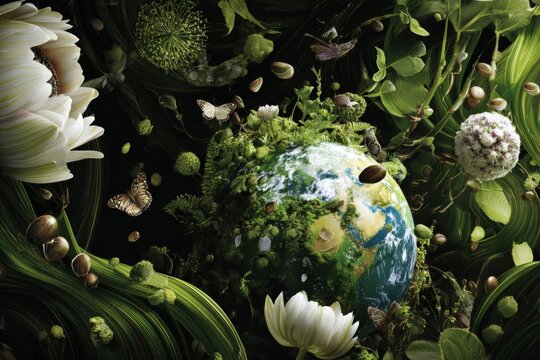 Seeds of tomorrow: nurturing our planet's green future. Glam loo