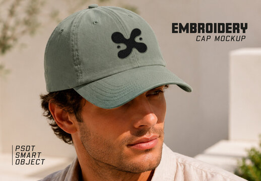 Embroidery Cap Mockup