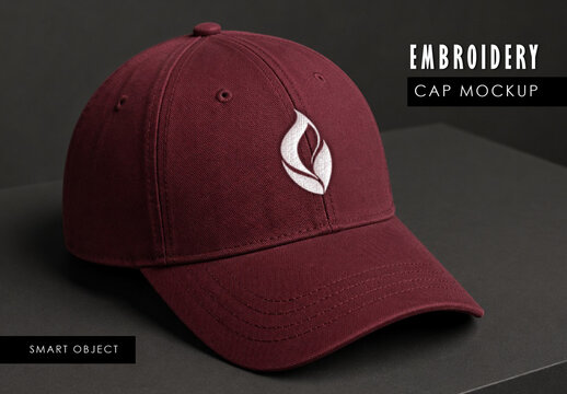 Embroidery Cap Mockup