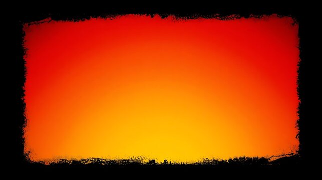 A vibrant abstract background featuring a smooth gradient from bright yellow to deep red