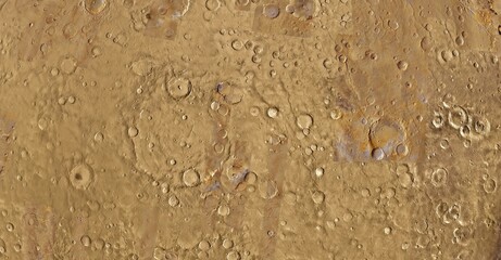 Original Planet Mars crater surface photo © Rumi