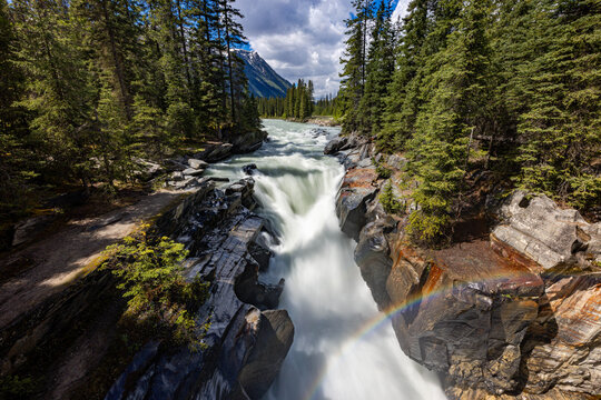 Numa Falls Tumbling Through Kootenay National Park