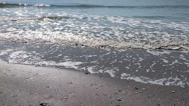 sea waves on the beach