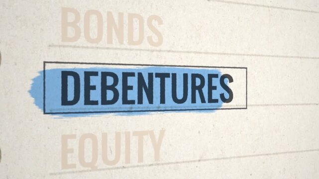Debentures Highlighted Scrolling Title Animation
