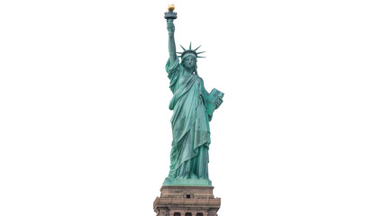 Isolated Statue of Liberty iconic American landmark and symbol of freedom and democracy © Aoife