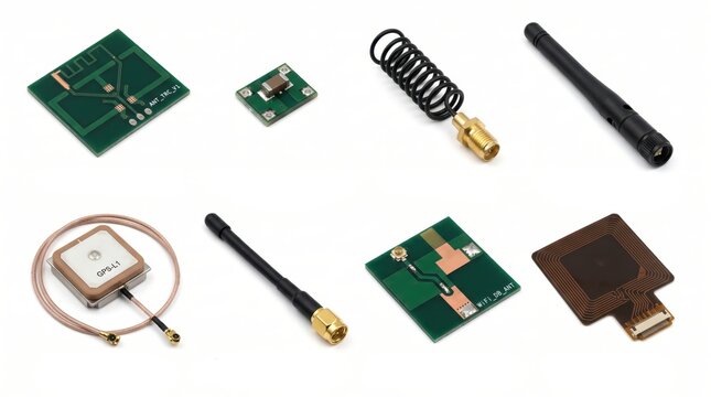 Professional Collection of Wireless Antenna Components for Electronic Hardware Design