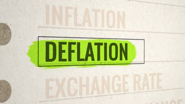 Deflation Highlighted Scrolling Title Animation
