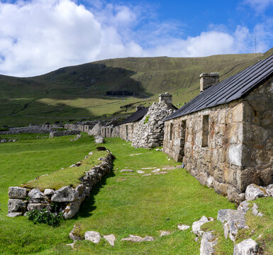 St Kilda, a remote volcanic archipelago in Scotland, world heritage site