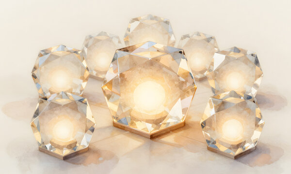 Decorative Glass Light Fixture Set