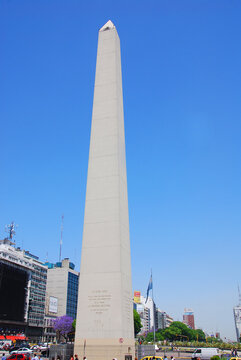 Obelisco Avenida 9 de Julio is a wide avenue in the city of Buenos Aires, Argentina. Its name honors Argentina's Independence Day,