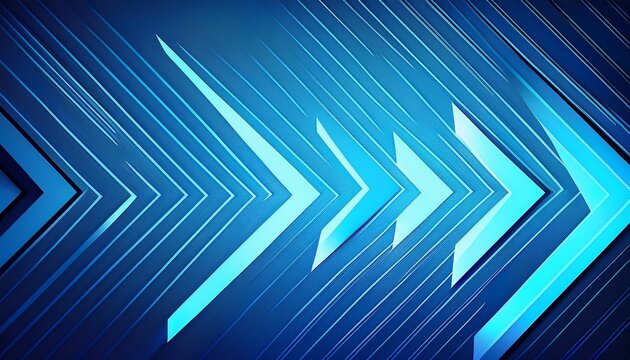 abstract blue background with arrows