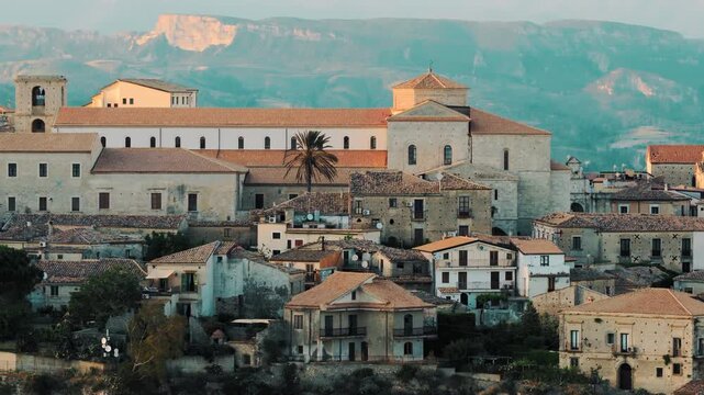 Sacred Christian Cathedral of Gerace city in Calabria