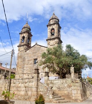 Church of Saint Benedict  in the  Fefi&ntilde;&aacute;ns Square, Cambados. Pontevedra.