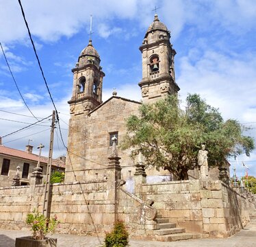 Church of Saint Benedict  in the  Fefi&ntilde;&aacute;ns Square, Cambados. Pontevedra.