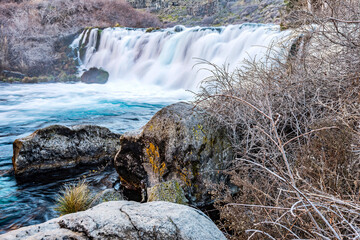 Thousand Springs State Park waterfall in Box Canyon Idaho © Nature Photo