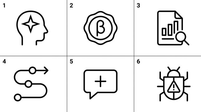 Software Development and Tech Line Icon Set