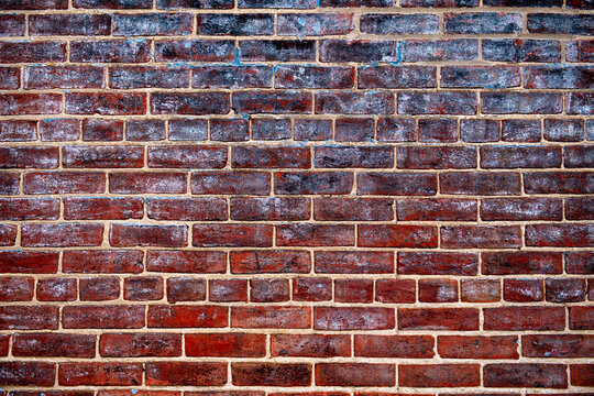 Bricks on wall background. Bricks in masonry wall texture background. Bricks on redbrick surface background. Bricks in wall pattern background.