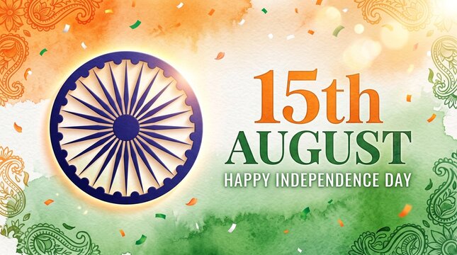 Poster or Banner for Indian Independence Day