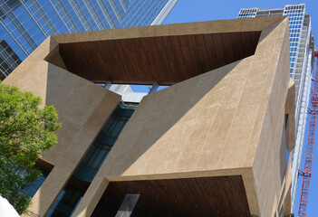 Fototapeta premium CHARLOTTE NORTH CAROLINA USA: The Mint Museum uptown is a cultural institution in Charlotte, North Carolina that comprises Mint Museum Randolph and Mint Museum Uptown.