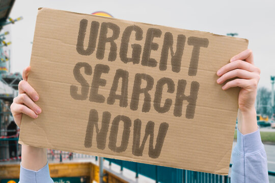 "Urgent Search Now" Finding the fugitive has become a priority. ESCAPE. URGENT. SEARCH. FUGITIVE. PRIORITY.
