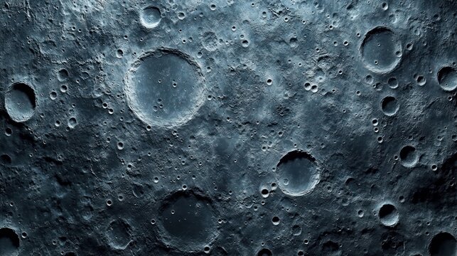 Moon surface. Seamless texture background.