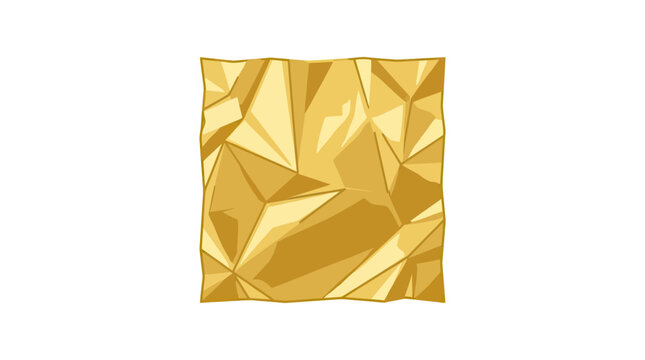Abstract Gold Foil Texture On White Background