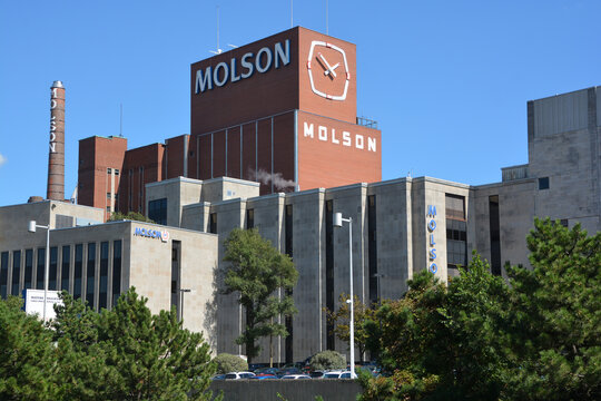 MONTREAL QUEBEC CANADA: Montreal Molson Factory. Molson-Coors Canada Inc. is the Canadian division of the world's seventh-largest brewing company