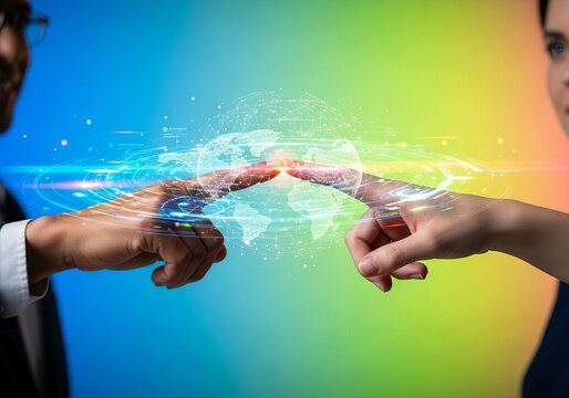 Authentic expressions of pride and achievement shine during a diverse collaborative breakthrough within a global high-tech laboratory now, advanced, microscope, togetherness