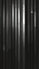 Obraz premium Abstract dark wood grain panels with vertical stripe pattern