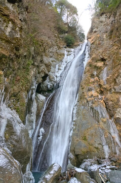 静岡県静岡市葵区、安倍川にかかる安倍の大滝