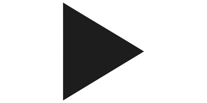 Black play button vector illustration