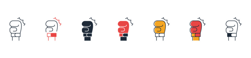 Jump rope cardio icon set collection featuring skipping, endurance training, agility exercise, active fitness lifestyle vector illustration © Dhani