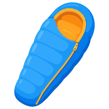 Warm sleeping bag designed for comfortable camping and outdoor overnight stays