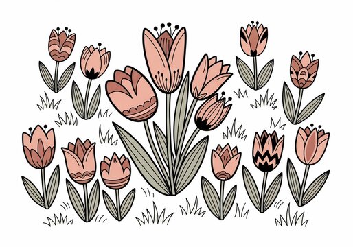 Whispering Meadows of Dawn Blooms