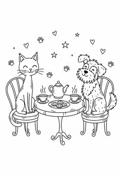 A Pawsitive Brew of Friendship