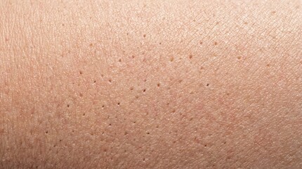 Fototapeta premium Macro photograph of human skin grain texture highlighting visible pores and epidermis