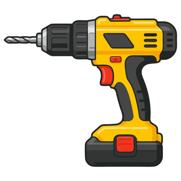 Compact cordless drill for drilling and fastening home improvement projects