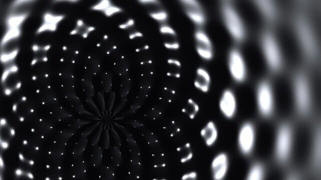 Cybernetic Ferrofluid Vortex Abstract Magnetic Liquid Background Loop 4K, Futuristic Dark Matter Swirl Quantum Physics Fluid Dynamics Motion Graphic